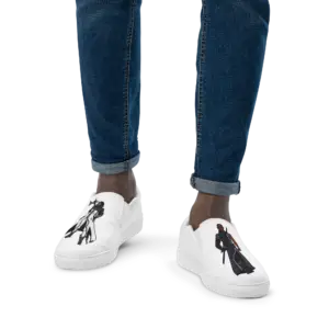 Osei/Makhanda Righteous Warriors Men’s slip-on canvas shoes
