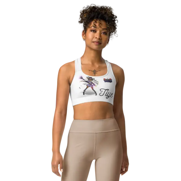Righteous Warriors Tiye Sports Bra White