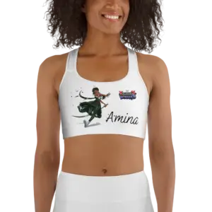 Righteous Warriors Amina Sports Bra White