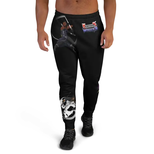 Righteous Warriors Men's Joggers Black - Image 3
