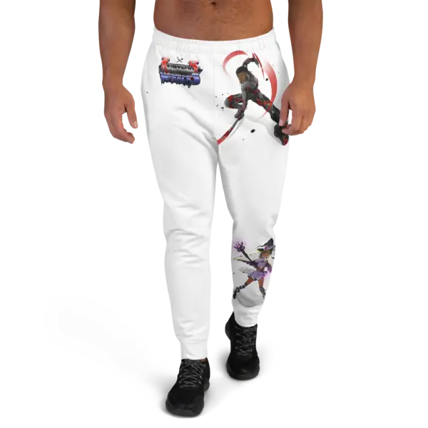 Righteous Warriors Men's Joggers White